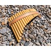Plaschke Pan Pipe, Wooden Strap Design, Handmade with Textbook, 12