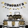EASY JOY 70PC Graduation 2024 Decor - Black & Gold