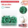 100 Dental Soft Prophy Cup Rubber Polish Brush Polishing Teeth
