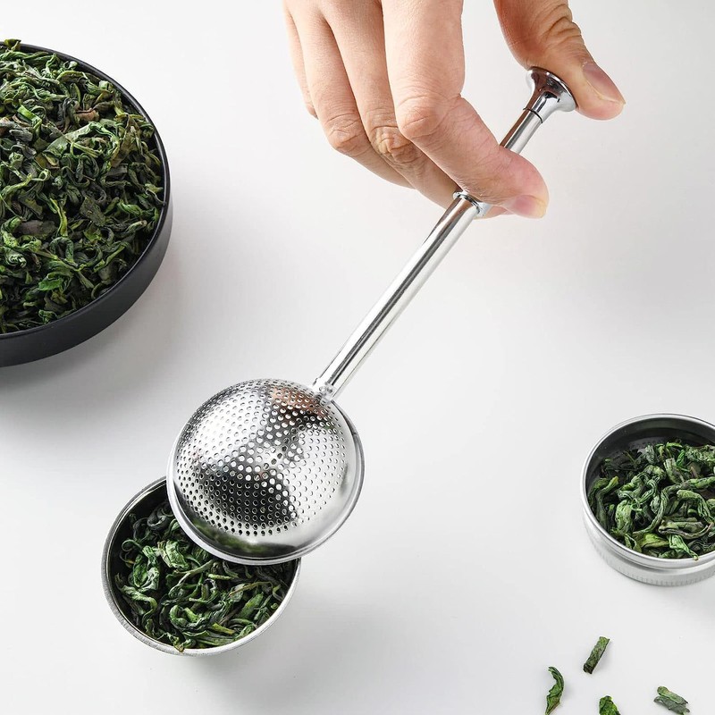 304 Silver Stainless Steel Flour Powder Filter Spoon, Shaker Duster