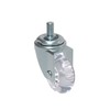Schioppa L10 Series, GLEED 210 Gel Clear, Swivel Caster, 2" (50 mm) Non-Marking Polyurethane Whl, 90 lbs, 3/8" Diameter x 1" Length Threaded Stem