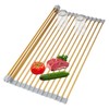 HAYAWEY Golden Roll UP Dish Drying Rack Over The Sink