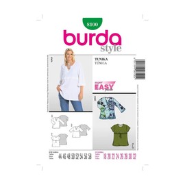 Burda B8100 Misses Tunic 19 x 13 cm
