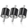 AEIOPRS 3 Pcs Rubber Buffer M6 Vibration Isolator Brackets M6