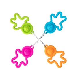 Fat Brain Toys Lil Dimpl Keychain - Green Office & Desk Toys for Ages 3 to 11