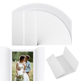 Aoktorkit 30 Pcs Vellum Paper for Invitations, Translucent Vellum Jackets, Pre-Folded, 12.9cm*18cm