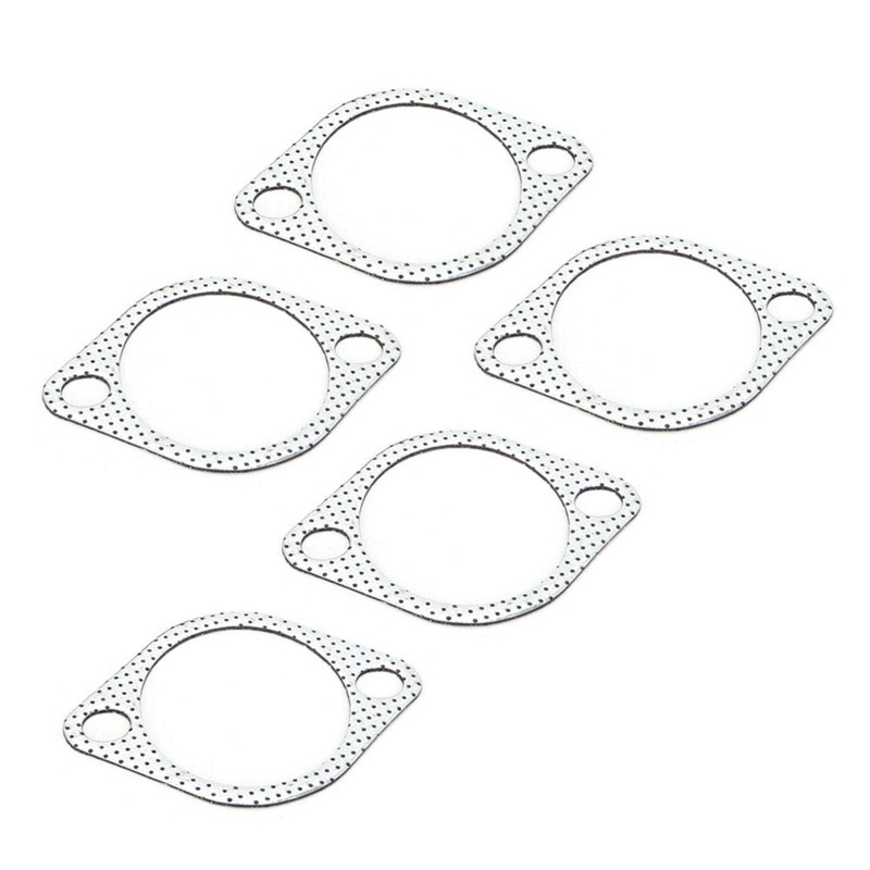 Exhaust Gasket, 5 Pieces 3 Inch Ceramic Exhaust Pipe Metal