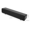 Topiky USB Sound Bar Speaker PC Stereo Sound Bar Wired