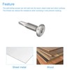 uxcell Hex Socket Self Tapping Screws, 1/4 x 1 410