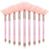 Maitys 9 Pieces Facial Brushes Fan Mask Brushes, Soft Facial