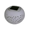 Solar Filigree Table Light - White