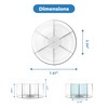 Fab Glass and Mirror Clear Acrylic Pen Holder – Multi-Function