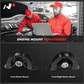 A-Premium - Kit de montaje de motor delantero compatible con Honda Civic 1992-2000, Civic del Sol 1993-1997, CR-V CRV y Acura Integra 1997-2001, 1.5L 1.6L 1.8L 2.0L, reemplazo# 50841SR0003, 50