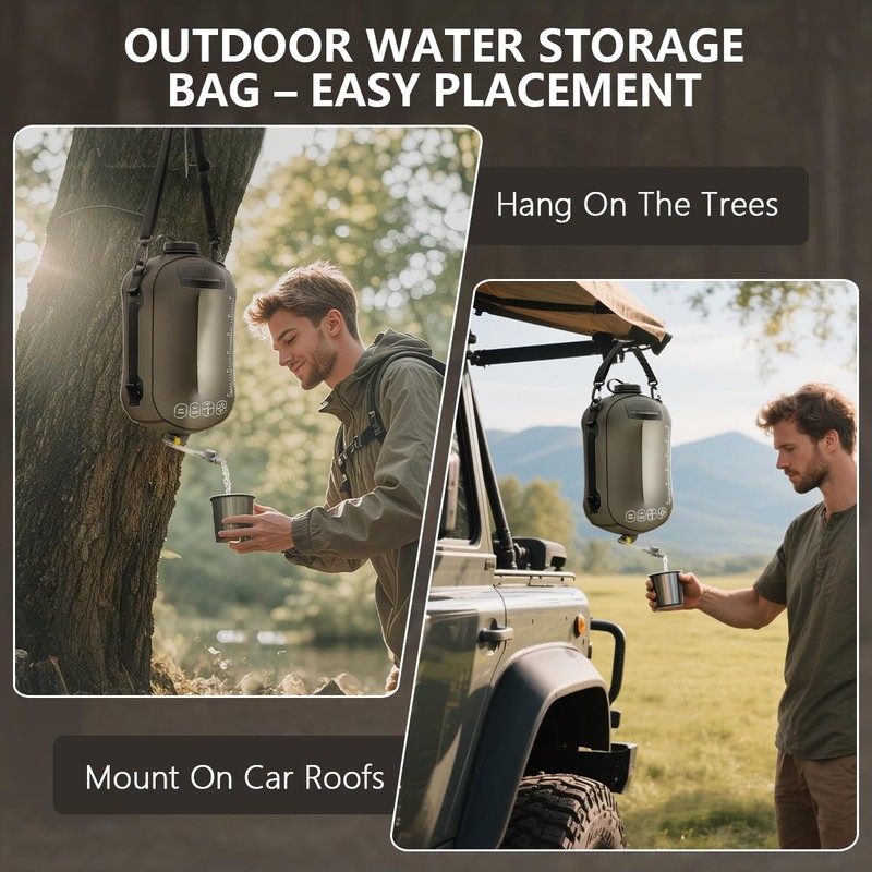 CyConncet Foldable Water Canister, Water Tank, Foldable Tank, Up to