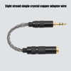 4.4mm Balanced Female to 3.5mm Stereo Male Adapter Cable, Gold