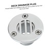 LALAFINA 2 Sets Stainless Steel Boat Deck Drain Plug Durable