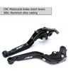 KBGRAX Motorcycle Aluminum CNC Adjustable Foldable Extendable Brake Clutch Levers
