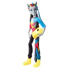 Mattel CCB43 Monster High Fatale Fusion Hybrid Neighthan Doll, Red