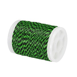 PATIKIL Archery Bow String Serving Thread 120 Yard/110M, 0.03" / 0.8mm Dia Bowstring Thread for Tying Peep Sight Nock Compound Recurve Bow, Green Black