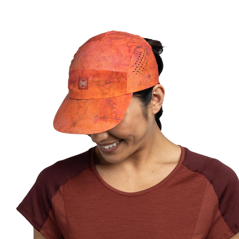 Buff Unisex Pack Speed Caps, Nectarine, S UK Red