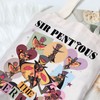 WZMPA Sir Pentious Canvas Tote Bag Sir Pentious Fans Gift