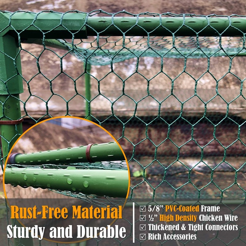 LANEVAN Chicken Tunnel DIY Kit – Movable | Cube Runway