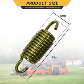 YeuauTa 034-9080-00 Lawn Mower Parts for Bad Boy Lawn Mower 15981 ZT Elite and 2011 BadBoy MZ 2 Piece Pack, Replaceable Lawn Mower Spring.