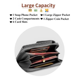 ZEWZI Women's Small PU Leather Crossbody Bag with Shoulder Strap, Wallet Phone with Card Slot and Removable Shoulder Strap, Caramel colour