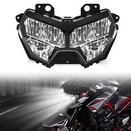 LUXEMOTO Headlight for Z900 Z650 2020-2025, LED Front Light with High Low Beam Headlamp for Kawasaki Z900 / Z650 / Z900 ABS / Z900 SE ABS / Z400 ABS 2020-2025 Accessories, Replace 23001-0048