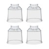 Aspen Creative 23176-60-4 Contemporary Style Clear Replacement Glass Shade, 2-1/4"
