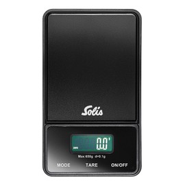 Solis Digital Pocket Scale 1030 Scales - Digital Kitchen Scales - Precision Scales - Compact Kitchen Scales / Espresso Scales - Max. 650 g - Automatic Shut-Off After 60 Seconds - Various Units of