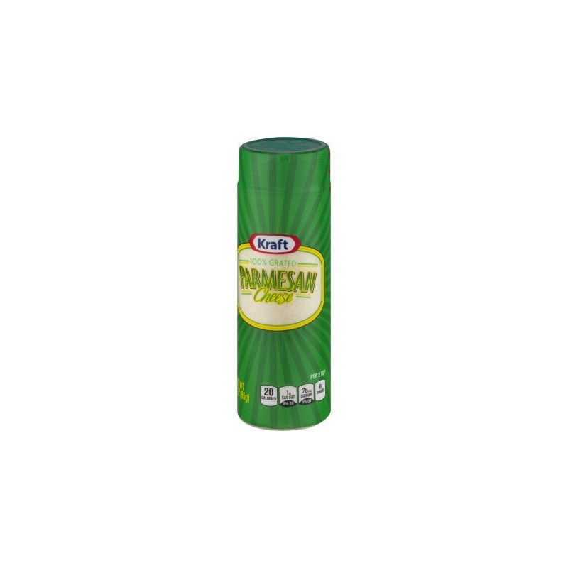 Kraft Grated Parmesan Cheese, 3 Oz (Pack of 2)