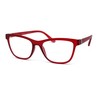 SA106 Womens Horn Rim Rectangular Bi-focal Reading Glasses +1.5 Red
