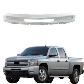 labwork Steel Chrome Front Bumper Impact Face Bar with Hole Replacement for 2007-2013 Silverado 1500 GM1002831 15941850