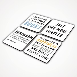 The Victorian Printing Co - 4X Book Quotes - Coaster Set
