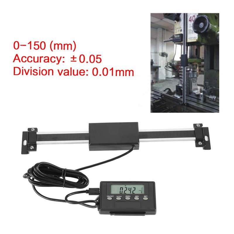 Digital Display 0-150mm Digital Display DRO Remote LCD for Milling
