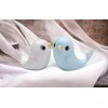 2.25 Inch Pale Pink Bird and Pale Blue Bird Salt