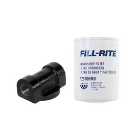 Fill-Rite 1200KTF7026 10 Micron 25 GPM Hydrosorb Pony Fuel Filter w/Filter Head