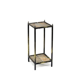 ORE International LB-1709 LB-1709 Plant Stand, Black/Gold