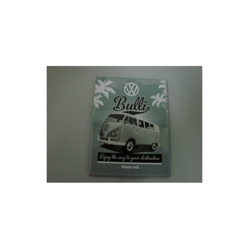 Nostalgic Art Magnet, Kraftmagnet mit Metalloberffläche, VW Retro Bulli, 8