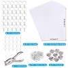 ASTARON 181Pcs Shrinking Plastic Sheets Kit Includes 20 Shrinking Film