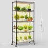 FREELICHT Plant Stand with Grow Light, 5 Tier Adjustable Plant