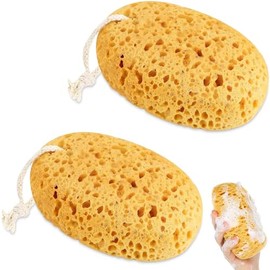 2 Estropajo Para Cuerpo, Esponja De Baño Y Loofah, Para Rutina Diaria De Exfoliación Corporal, Limpieza Profunda Post-Entrenamiento, Esponja Para Baño
