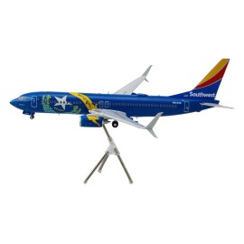 DCD Boeing 737-800 Commercial Aircraft Southwest Airlines Nevada One (N8646B) Blue Tail Stripes Gemini 200 Series for Collection
