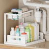 VUSIGN 2 Tier Under Sink Organizer and Storage, Slide Out
