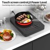 GIHETKUT Single Burner Electric Cooktop,110V 1800W Electric Stove Top with
