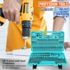 Amartisan 20-Piece Hex Head Allen Wrench Drill Bit Set, Metric