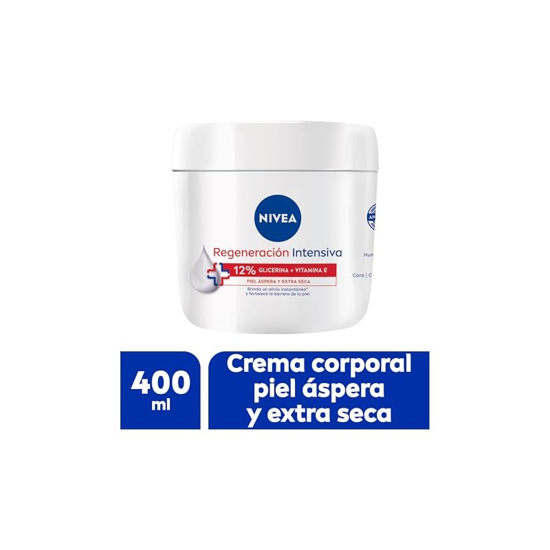 Nivea Body Crema Corporal Humectante Regeneración Intensiva Tarro 400ml