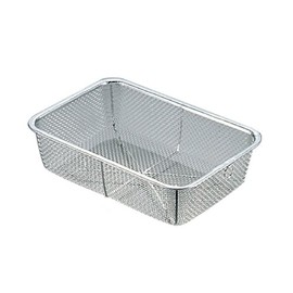 Shin-Etsu Metal Mesh TS 18-8 Extra Angle Deep Colander No. 8 14.0 x 9.4 inches (355 x 240 mm)