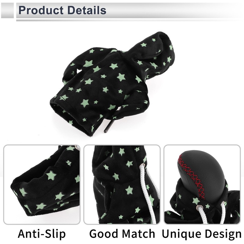 RATCHROLL Gear Shift Knob Cover Decoration Stick Shifting Handle Protector